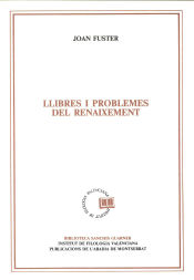 Portada de Llibres i problemes del Renaixement