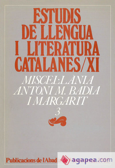 Miscel·lània Antoni M. Badia i Margarit, 3