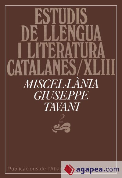 Miscel·lània Giuseppe Tavani, 2