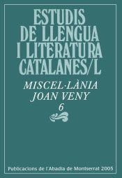 Portada de Miscel·lània Joan Veny 6