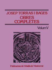 Portada de Obres completes de Josep Torras i Bages, Volum V