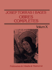 Portada de Obres completes de Josep Torras i Bages, Volum X