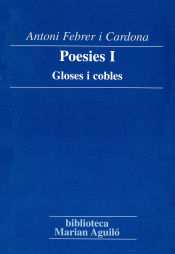 Portada de Poesies I. Gloses i cobles