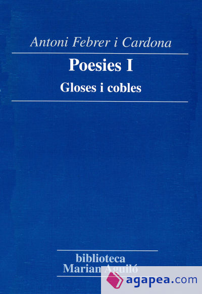 Poesies I. Gloses i cobles