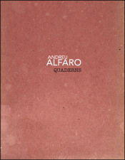 Portada de Andreu Alfaro. Quaderns