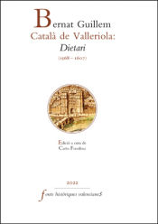 Portada de Bernat Guillem Català de Valleriola: Dietari (1568-1607)