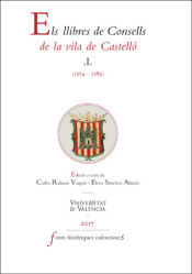 Portada de Els llibres de Consells de la vila de Castelló I (1374-1383)