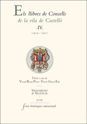 Portada de Els llibres de Consells de la vila de Castelló IV