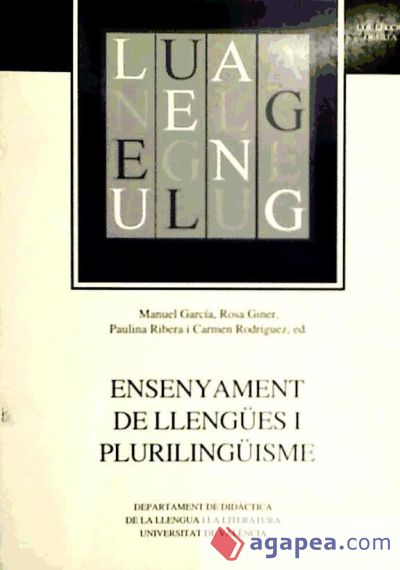 Ensenyament de llengües i plurilingüisme