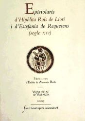 Portada de Epistolaris d’Hipòlita Roís de Liori i d’Estefania de Requesens (segle XVI)