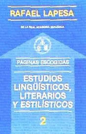 Portada de Estudios lingüísticos, literarios y estilísticos