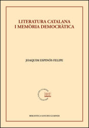 Portada de Literatura catalana i memòria democràtica