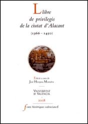 Portada de Llibre de privilegis de la ciutat d'Alacant (1366 -1450)