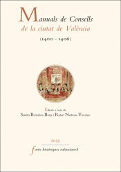 Portada de Manuals de Consells de la ciutat de València (1400-1406)