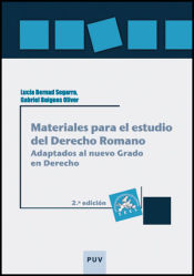 Portada de Materiales para el estudio del Derecho Romano