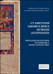 Portada de Ut amicitiam omnibus rebus humanis anteponatis