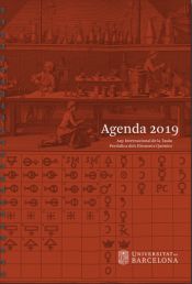 Portada de Agenda 2019 UB. Any Internacional de la Taula Periòdica dels Elements Químics