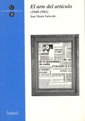 Portada de Arte del artículo, El (1949-1993)