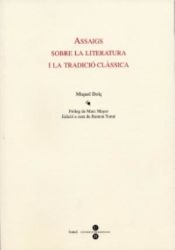 Portada de Assaigs sobre la literatura i la tradició clàssica