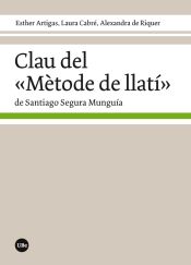 Portada de Clau del "Mètode de llatí" de Santiago Segura Munguía