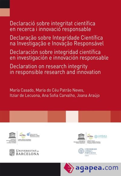 Declaració sobre integritat científica en recerca i innovació responsable