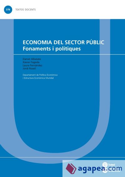Economia del sector públic: fonaments i polítiques