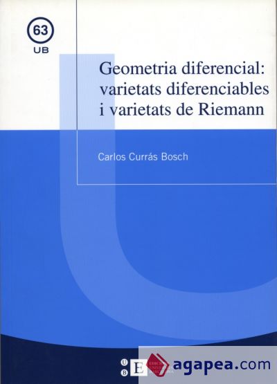 Geometria diferencial: varietats diferenciables i varietats de Riemann