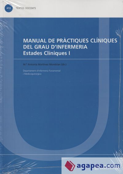 Manual De PrÁctiques ClÍniques Del Grau D´infermeria