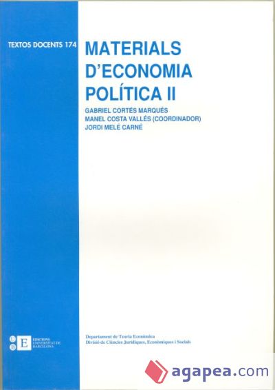 Materials d'economia política II