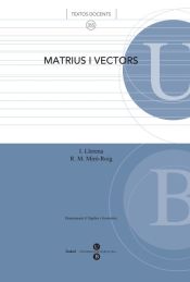 Portada de Matrius i vectors