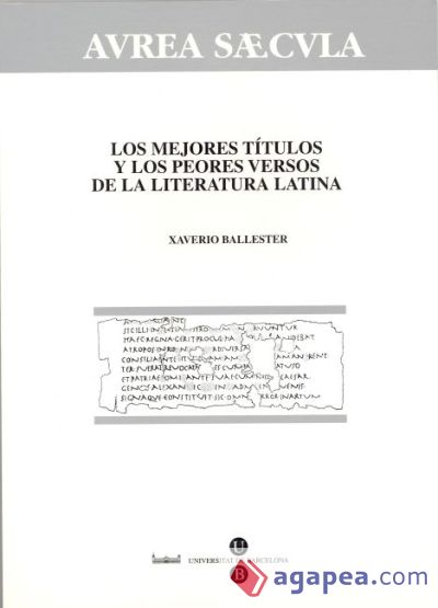 Mejores títulos y los peores versos de la literatura latina, Los