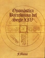 Portada de Onomàstica Barcelonina del segle XIV