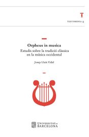 Portada de Orpheus in musica