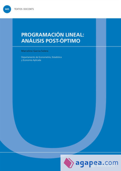 Programación lineal: análisis post-óptimo