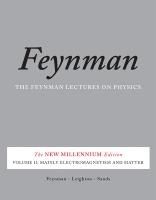 Portada de Feynman Lectures on Physics 2: Mainly Electromagnetism and Matter