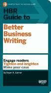 Portada de HBR Guide to Better Business Writing