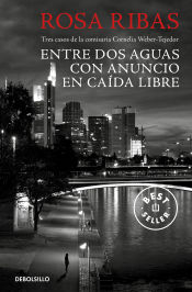 Portada de Entre aguas, con anuncio, en caída libre