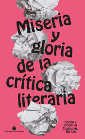 Portada de Miseria y gloria de la crítica literaria