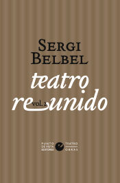 Portada de Teatro reunido de Sergi Belbel