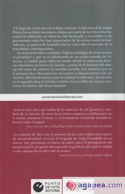 Tráfico. Cuando pases sobre mi tumba