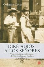 Portada de Diré adiós a los señores (Ebook)