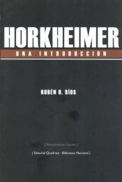 Portada de HORKHEIMER UNA INTRODUCCIÓN