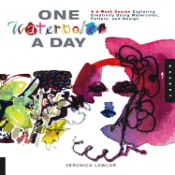 Portada de One Watercolor a Day: A 6-Week Course Exploring Creativity Using Watercolor, Pattern, and Design