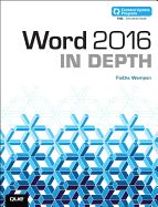 Portada de Word 2016 in Depth (Includes Content Update Program)