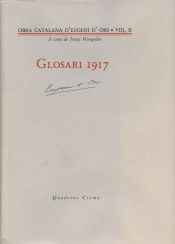 Portada de Glosari 1917