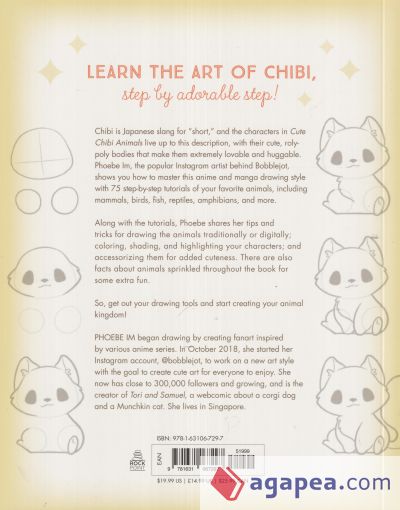 Cute Chibi Animals: Learn How to Draw 75 Cuddly Creatures