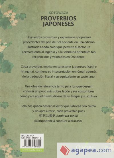 Kotowaza. Proverbios japoneses