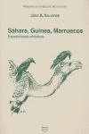 Portada de SAHARA,GUINEA,MARRUECOS EXPEDICIONES AFRICANAS