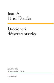 Portada de Diccionari d'éssers fantàstics