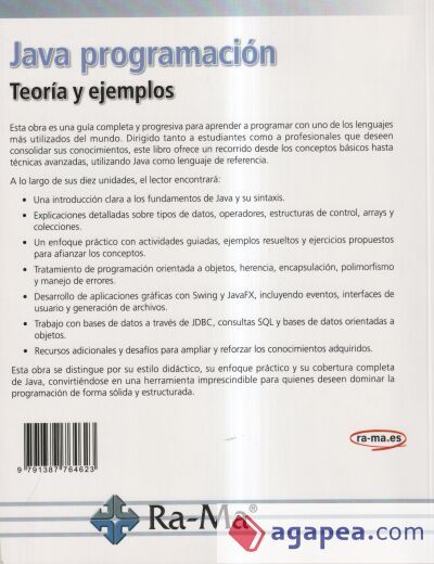 JAVA PROGRAMACION. TEORIA Y EJEMPLOS - MARIA ISABEL BARQUILLA GALEANO ...